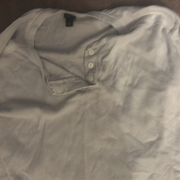 wild fable waffle cropped button front long sleeve size small - Picture 2 of 6